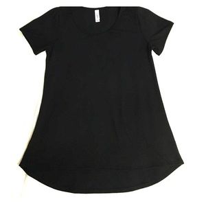 Black Lularoe classic tee size XXS